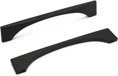 CE - Meubelgreep - Staal - 160 mm - Zwart - Set van 6