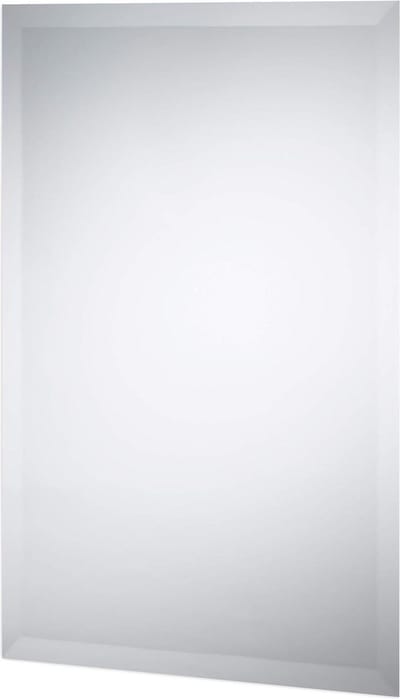 40x60 cm Horizontal & Vertical Faceted Mirror for Bathroom Hallway Toilet Glass - Wall Mirror Without Frame