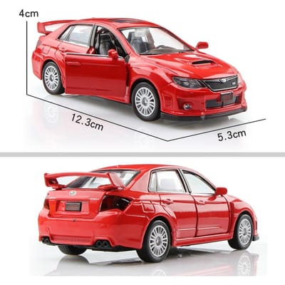 Subaru Impreza WRX STI 2010 Rallyauto JDM Simulatie Diecast & Speelgoedvoertuig RMZ city 1:36 legeringsmodellen cadeaus voor kinderen