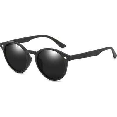 Lunettes de soleil rondes rétro classiques Homme Femme Polarisées Vintage Noir Conduite Lunettes de soleil Cercle Ovale Designer Lunettes de soleil Rétro UV400
