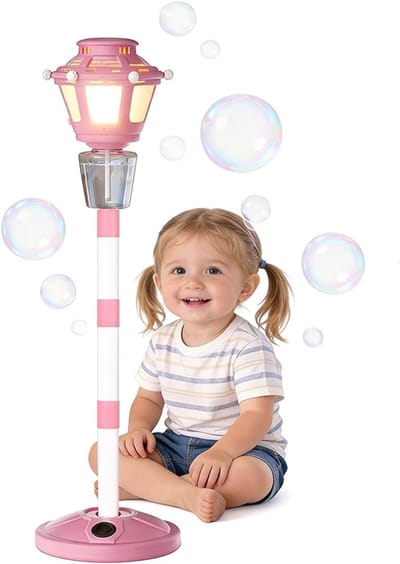 Roze Bubbelmachine met Lichten en Muziek – Oplaadbaar voor Buiten – Zomer Bubbel Speelgoed voor Kinderen & Volwassenen – Ideaal Cadeau voor Verjaardag & Kerst