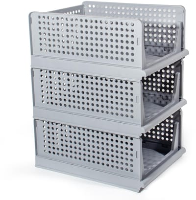 Unyqoos ® Ruime Opvouwbare Opbergdozen Set met Versterkte Stabiliteit voor Optimale Opslagoplossingen