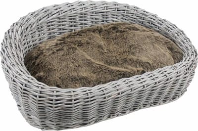 Flamingo dierenmand wilgen luxe - 60 cm
