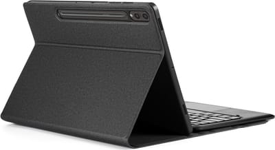 Dux Ducis - Toetsenbord hoes geschikt voor Samsung Galaxy Tab S10 Plus - Met Pencil Houder - Afneembaar - QWERTY - Tablet toetsenbord met touchpad - Zwart