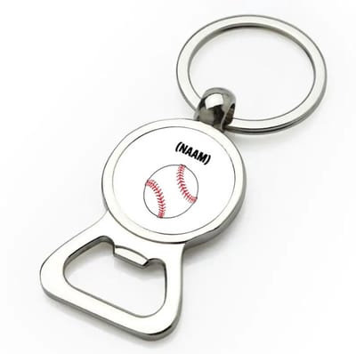 Akyol - honkbal met eigen naam flesopener - Honkbal - honkballer - sport - 9 bij 3 cm