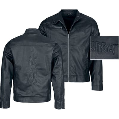 Slipknot EMP Signature Collection Heren Kunstlederen jas - zwart - M