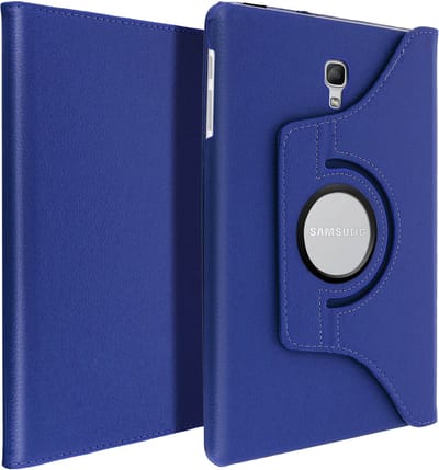 Avizar Foliohoes Geschikt voor Samsung Galaxy Tab A 10.5 blauw met klep, video ondersteuning 360° portret/landschap, Blauw