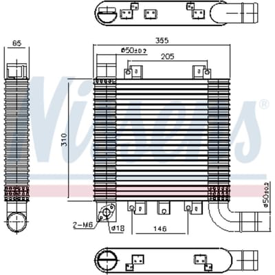 Intercooler NISSENS 96366