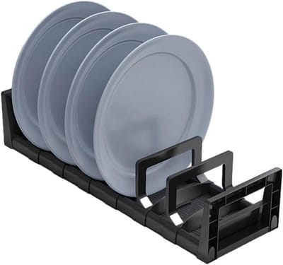 Servies droogrek - Keuken organizer - Keuken opruimen - Roestvrij aluminium - 40 cm - Zilverkleurig