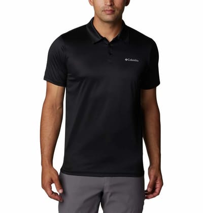 Columbia Hike™ Korte Mouw Poloshirt Zwart L Man