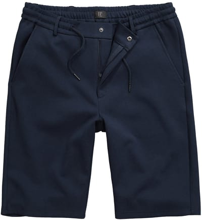 JP 1880 - Heren - Jersey bermuda chino FLEXNAMIC® business mix & match NEW YORK - Navy blauw - Maat 4XL