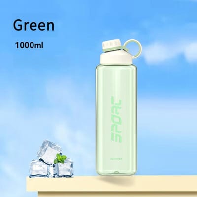 Waterfles Voor Sport Draagbaar Hefring Ontwerp Fitness Drinkbeker Buiten Voedselkwaliteit Grote Capaciteit Drinkware 1.0L-1.5L
