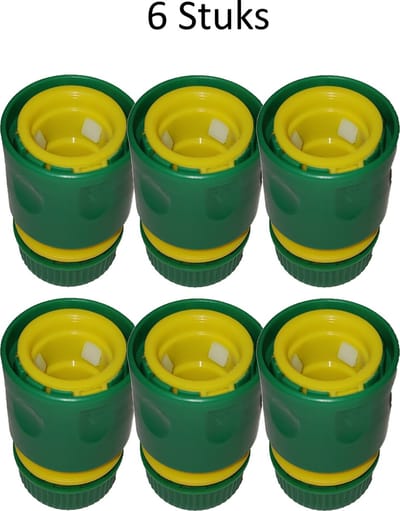 Koppelstuk voor Gardena 1/2" - Slangstuk - Waterslang - Tuinslang - Snelkoppeling - Verbindingsstuk - Gazon - Irrigatie - Slang Adapter - 6 Stuks