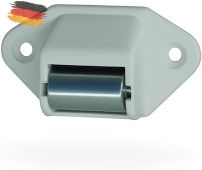 Riemgeleider rolluiken - Gordelgeleiding rol - Rolluiken onderhouden - Naaldgelagerd met borstel - 15 mm bandbreedte - Zwart