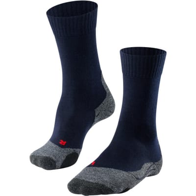 FALKE TK2 anti-blaar dik wol functioneel materiaal wandelsokken dames blauw - maat 35-36
