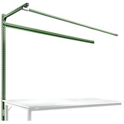 Opbouwframe met giek, Aanbouwtafel SPECIAAL werktafel-/werkbank UNIVERSAL/PROFI, 2000 mm, resedagroen