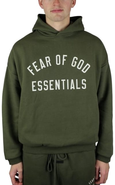 Fear Of God Heren Trui Groen FW25/MIL Fleece Hoodie