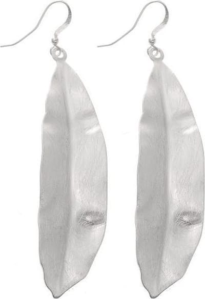 Behave Oorbel hanger metaal mat zilverkleur 75mm lengte