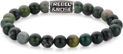 Armband - Staal/Beads | Rebel & Rose