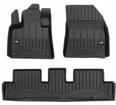 Frogum No.77 - Automatmatten - Geschikt voor Citroen C4 SpaceTourer 2013-2019 - 3D Pasvorm - Hoge Rand 6cm - TPE Rubber