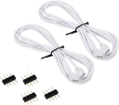 RGB LED Verlengkabel 1,5m - 4-Pins Verbinding voor SMD 5050/3528 Strips