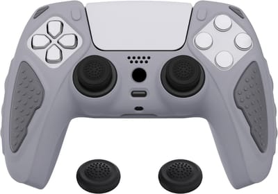 Antislip Siliconen Controller Hoes voor PS5 met Extra Grip & Duim Doppen - Duurzame Bescherming