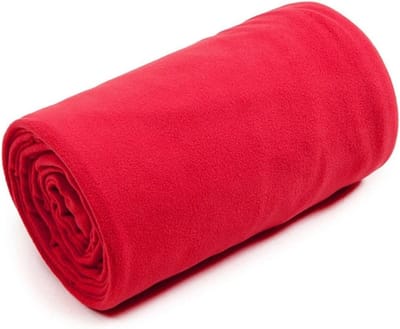 Slaapzak Liner Fleece - Binnenvoering Slaapzak - Outdoor Slapen - Ultra Lichtgewicht - 180 x 715 cm - Rood