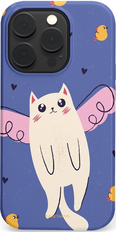 Casetastic Hoesje Geschikt voor Apple iPhone 14 Pro Magsafe - Stijlvolle Beschermende Duo-layer Case - Kuikendief