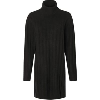 ESMARA Gebreide dames jurk (Zwart, XS (32/34))