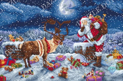 Diamond Painting - Silent Night Gift - Stille nacht cadeautjes - Letistitch - 50 x 76 cm