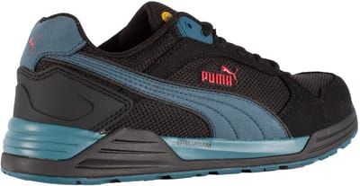 Puma Frontside Zwart/Blue Laag S1P 644660 - Zwart/Blauw - 46