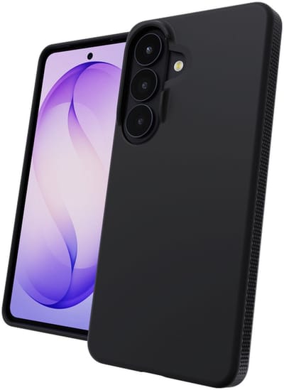 ZAGG Milan Snap Hoesje Geschikt voor Samsung Galaxy S26 - Back Cover Compatibel met MagSafe / Qi2 - Gerecycled Materiaal - Grafeen - Zwart