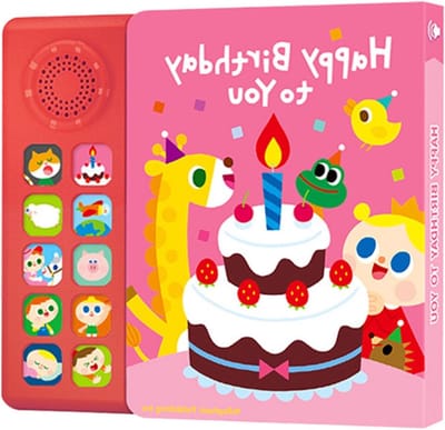 Muziek Leerboek - Kinderliedboek Interactief - Engels Leren - 10 Klassieke Liedjes - 23 x 21 cm - Meerkleurig