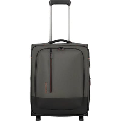 Travelite Crosslite Handbagage Koffer 2-Wiel 55cm Expandable Donkergroen - Handbagage koffers