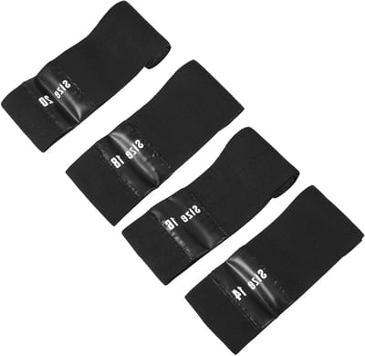 Bekkendemper Riemen - Drum Dempers - Stil Oefenen - Zoom Ontwerp - 4 Stuks - Zwart
