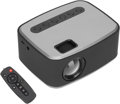 Draagbare Mini Projector 500lm - Full HD 1080P LED Film Projector voor TV, Laptop en Smartphone met HDMI en USB Aansluiting