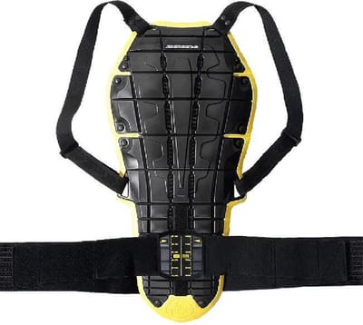 SPIDI BACK WARRIOR EVO Zwart Geel N