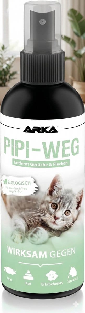 Katten Urineverwijderaar Spray – 100 ml – Enzymreiniger tegen Urinegeur & Vlekken – Voor Bank, Auto, Kattenbak & Textiel