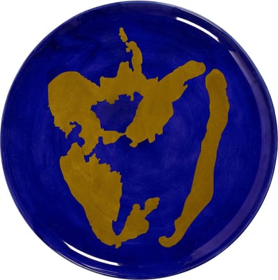 Serax - Ottolenghi Feast - Serveerschaal - Donkerblauw/Goud - 35 Ø