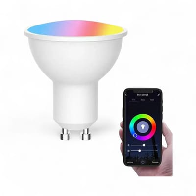 Slimme Spotlight | GU10 fitting | Wifi | App bediening | Inbouw | Dimbaar | Tuya Smart Life | RGBCW