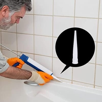 Vervangende Siliconen Nozzles en Schroefdeksels voor Kit, Sealing Tools en Caulking Caps in Plastic (40)