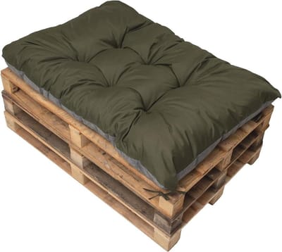 Palletkussens - Zitkussens Bank - Comfortabel Zitten - Voor Binnen Buiten - 120 x 50 cm - Groen
