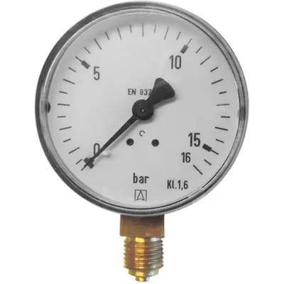 Go By Van Marcke Manometer Ø63mm Universeel 0-16 Bar 1/4"m