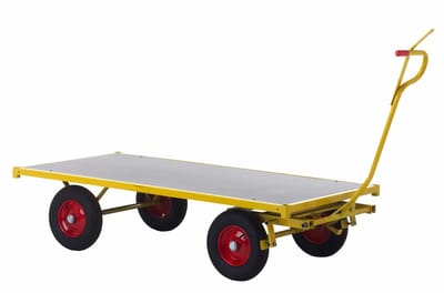 Ravendo Heavy Duty Transportwagen TW 2500 - Draagvlak 2500x1000 mm - Met remmen - Draagvermogen 1200 kg