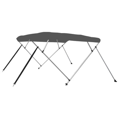 vidaXL - Biminitop - 4-boogs - 243x180x137 - cm - antracietkleurig