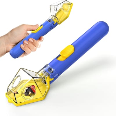 Insectenvanger voor kinderen – Insectenvalset met 6x vergrootglas – Educatief ontdekkingsinstrument voor binnen en buiten – Cadeau-speelgoed voor verjaardagen - voor volwassenen, jongens en meisjes – blauw