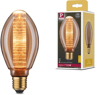 Inner Glow Edition LED-gloeilamp Binnenkolf ringpatroon E27 230V 120lm 3,6W 1800K dimbaar Goud