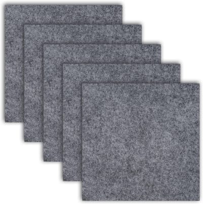 Krasbestendige viltdoppen voor meubels - 5 stuks, 20 x 20 mm