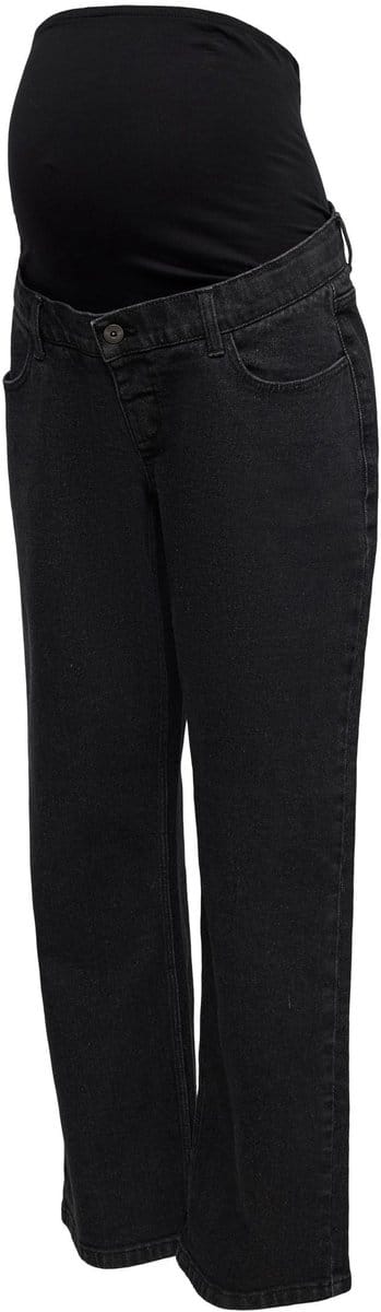 Mama Licious Zwangerschapsjeans met wijde pijpen Wide leg fit Low rise Jeans