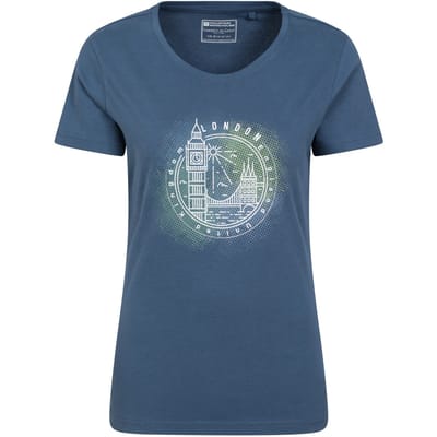 Mountain Warehouse Dames/Dames Londen T-Shirt met korte mouwen (Marine)